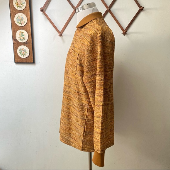 Vintage Textured Woven 90s Polo Sweater - Picture 9 of 13